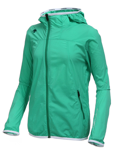 重庆奥索卡女款绿色冲锋衣