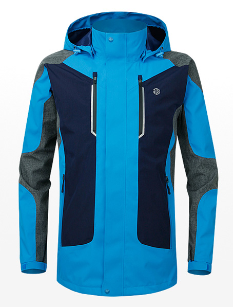 重庆促销冲锋衣订做,宝蓝色冲锋衣定制公司