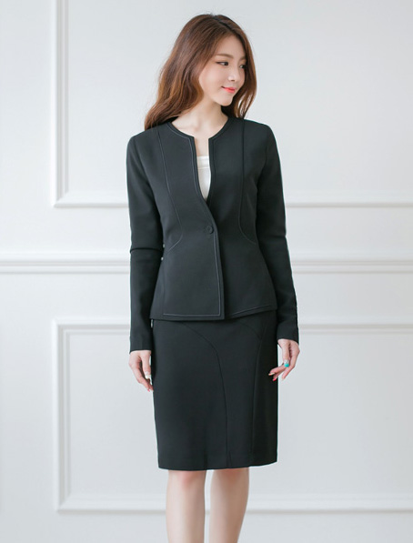 重庆企业女士职业装款式定做,职业女裙套装订制厂家