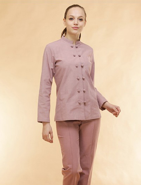 定做布草保洁服装,制作女士