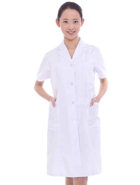 重庆定做短袖医生白大褂,订做夏季医生制服生产厂家