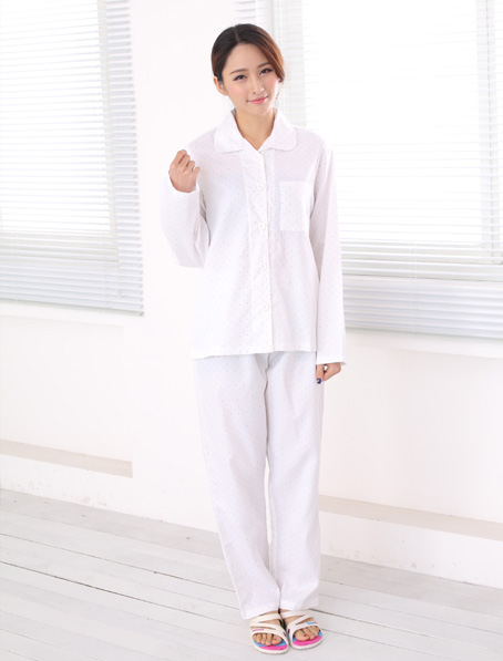 重庆涤棉病号服订做厂家,女式翻领分体病号服图片