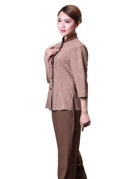 重庆定做棉麻保洁工服,订做