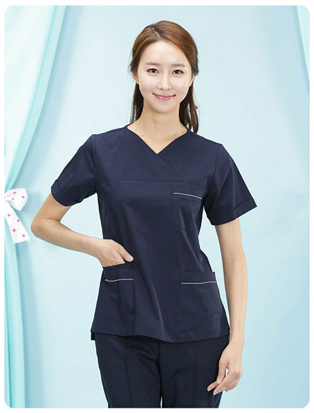 重庆定制女手术衣,黑色手术服制作加工厂家