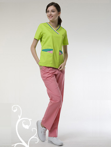 重庆订做洗手衣,女式草绿刷