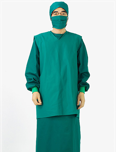 重庆定做手术服,纯棉手术袍厂家