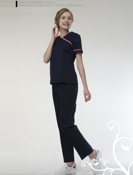 重庆定做黑色手术衣,女款手