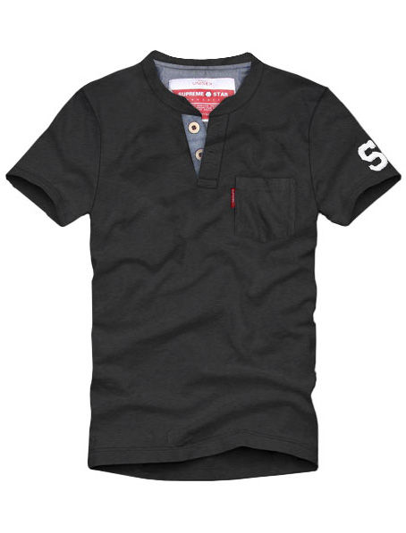 重庆订制立领t恤衫,黑色立领t恤衫加工厂家