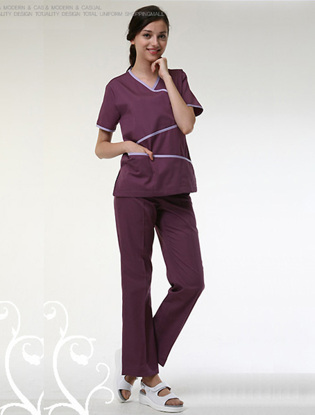 重庆订制手术服,枣红色手术衣批发厂家