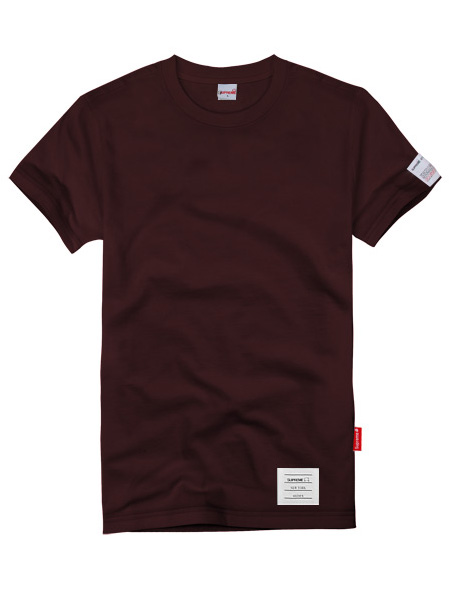 重庆定做圆领文化衫,订制咖啡色圆领衫现货