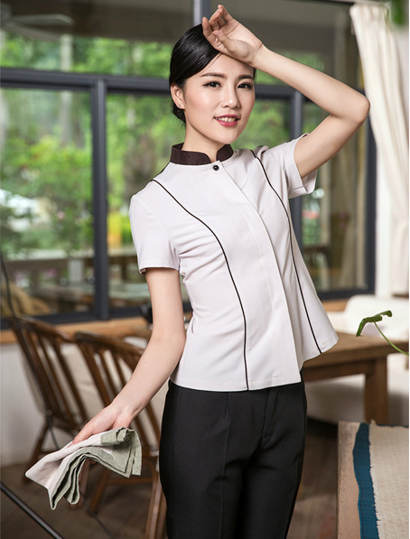 重庆定做高档短袖服务员工