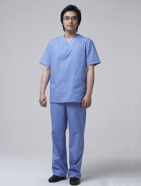 重庆定做浅兰手术衣,手术衣制作厂家