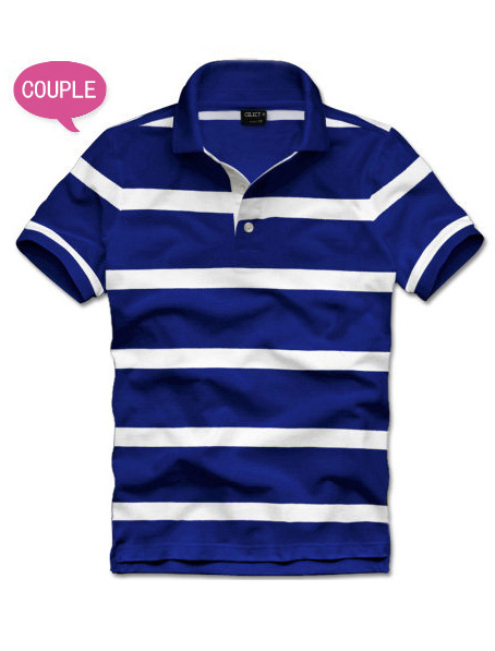 重庆订做条纹情侣polo衫哪个