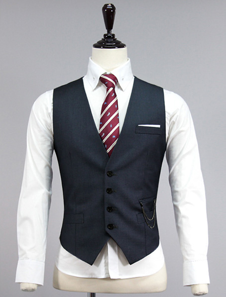 重庆绅士马甲图片,设计修身