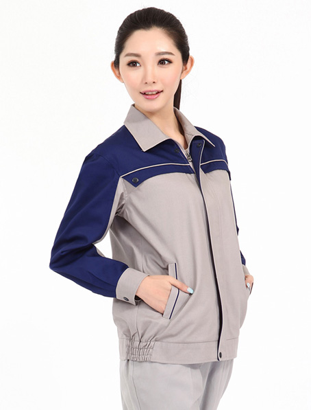 重庆定做车间工作服,长袖分体工作服订制加工厂家