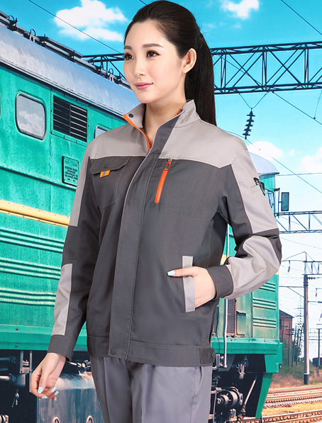 重庆时尚长袖工作服订做,定制运输行业工服厂家