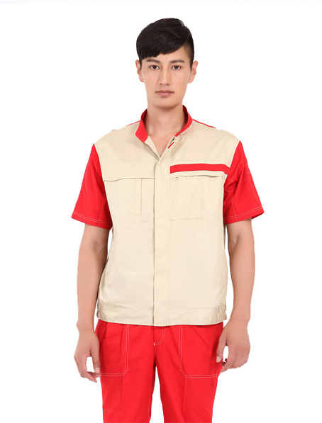 重庆订做女士夏季厂服,订做车间短袖工作服公司