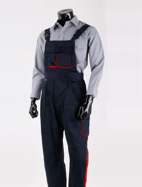 重庆修理工背带裤款式,定做背带裤款式图