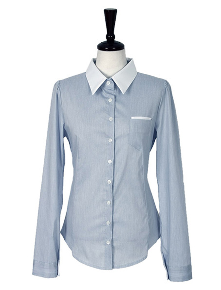 重庆女士衬衫定制,女士收腰衬衫样衣