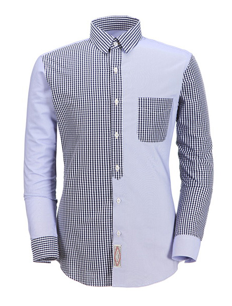 重庆撞色休闲衬衣批发公司