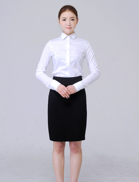 重庆订做商场女员工衬衫长