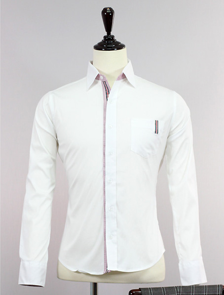 重庆订做男士长袖白色衬衣哪个公司好？