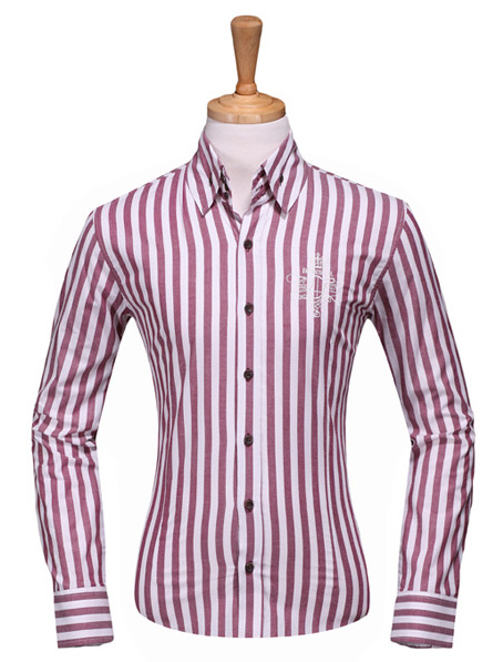 重庆定制休闲男士条纹衬衫品牌
