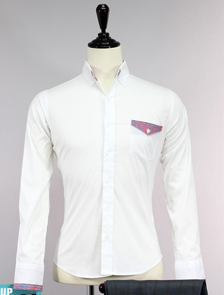 重庆订做商务休闲白衬衣
