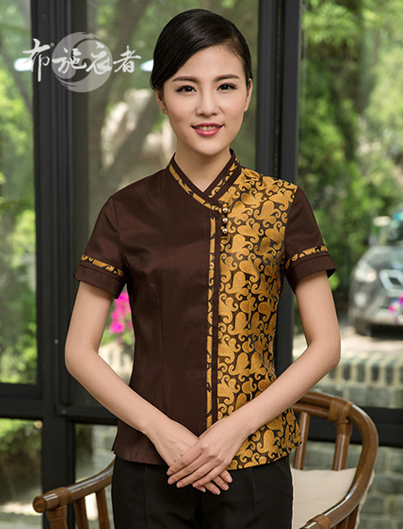 重庆定做餐饮服务员工作服