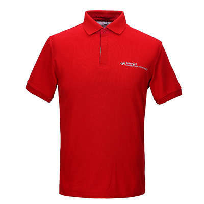 重庆INTERVET红色短袖T恤